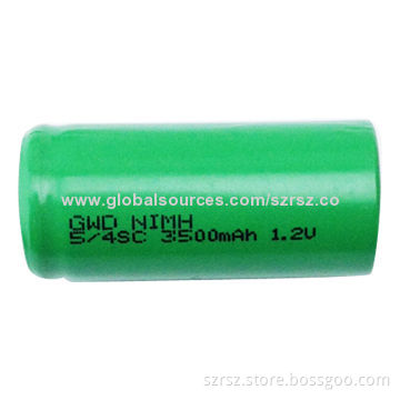 NiMH Cell, 1.2V, 3500mAh Capacity